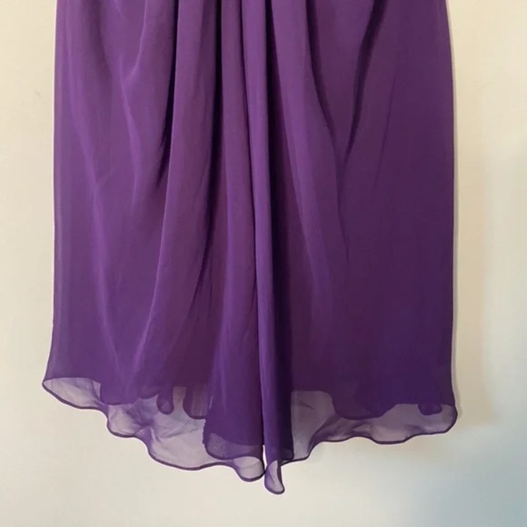JS Boutique Purple Beaded Chiffon Dress - Picture 3 of 15